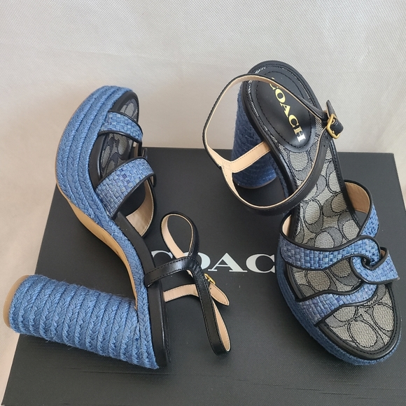 Coach Shoes Coach Talina Platform Espandrille Dress Sandals In